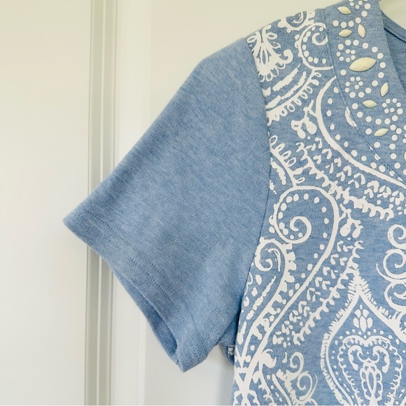 Karen Scott Printed Top - Picture 4 of 9